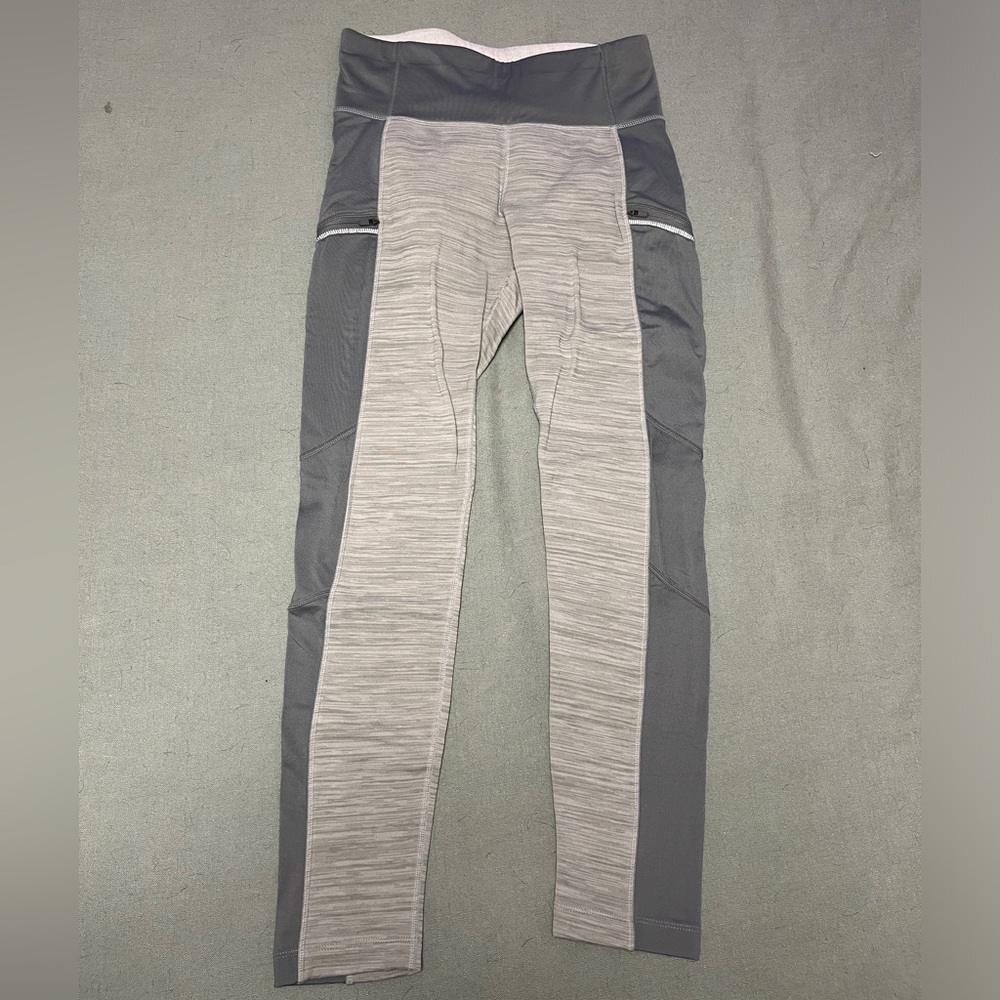 Athleta fleece lined leggings with pockets